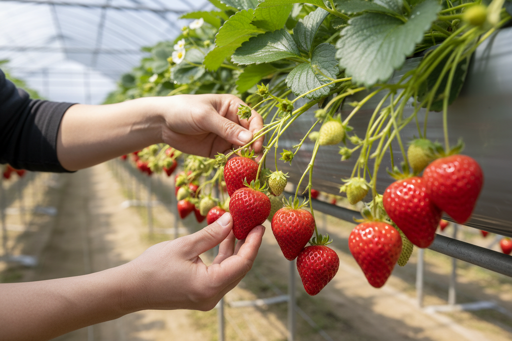 前往日本阿蘇草莓園採草莓，農業體驗，一日遊，日本草莓吃到飽