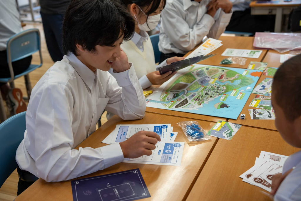 BreatheTOKYO Game Learning 永續桌遊，戶澤村學園學生，用桌遊理解地方文化與永續環境的關聯性