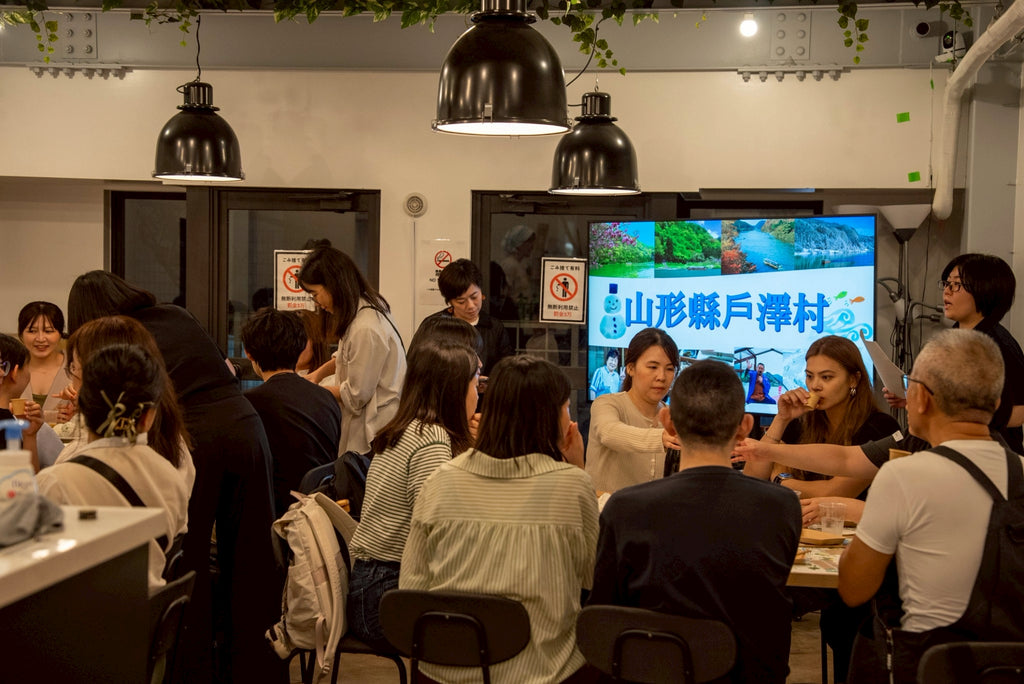 由戶澤村物產觀光協會、非營利組織 NPO 鄉村體驗塾・角川之里、非營利組織 NPO 戶澤 SPORTS CLUB 各自派代表，親自從寒冷的東北搭飛機來到溫暖的亞熱帶，讓我們用台灣熱情的人情味回應。